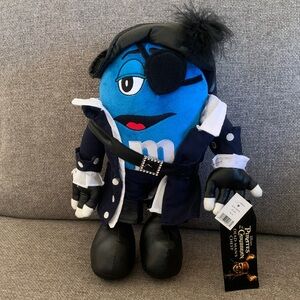 M&M’s M & M World 15” Blue Disney Pirates of The Caribbean Dead Mans Chest Plush